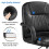 Adjustable Executive Desk Chair for Home Work Black 5