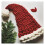 Knitted Thick Yarn Hat Long Tail Hat Christmas Santa Hat 1
