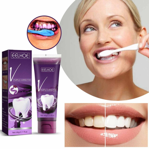 Colour Corrector, Purple Teeth Whitening, Tooth Stain Removal,Teeth