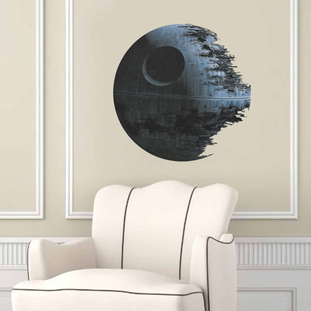 Death Star Wall Decal Star Wars Death Star Bedroom Graphic Mural Sticker
