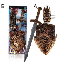 ( A (shield+sword+Armor)) Knight's Sword And Shield Set - Medieval War Toy Role Play Kids Battle