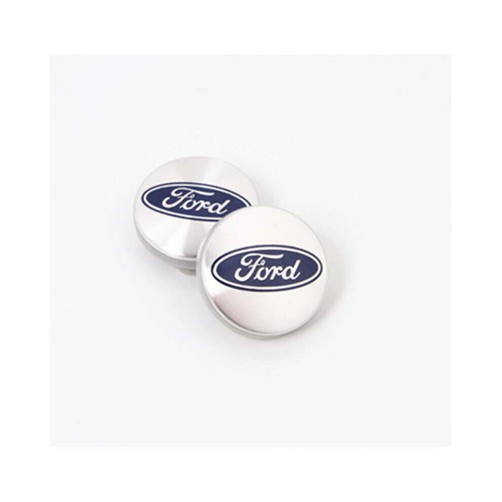 4Pc 54Mm Car Emblem Wheel Center Hub Caps For Ford Silver 4754135864087