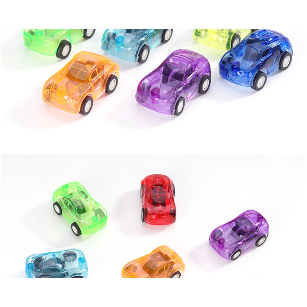 6pcs Mini Pull Back Car Color Transparent Pull Back Car-image-OPC-PC5FZFM-NEW