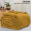 (Single Yellow Blanket) Yellow Blankets Throw Sofa Bed Warm Fleece Blanket 1