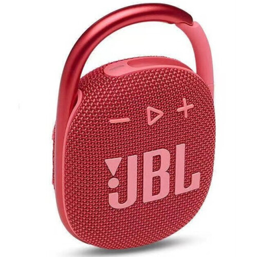 JBL (red) JBL Clip 4 Portable Bluetooth Speaker, JBLCLIP4PNKAM