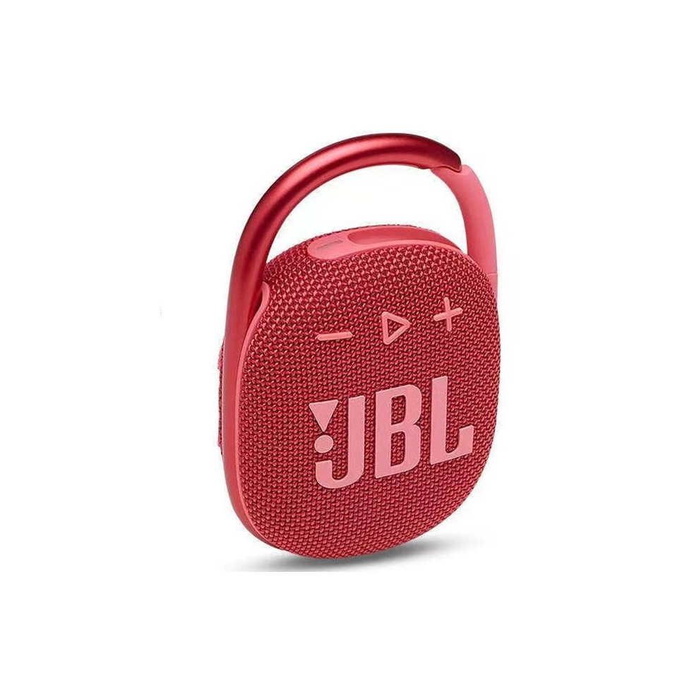 (red) JBL Clip 4 Portable Bluetooth Speaker, JBLCLIP4PNKAM