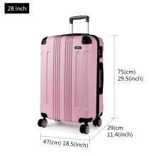 (28 inch ) 19/24/28 Inch ABS Hard Shell Suitcase Luggage