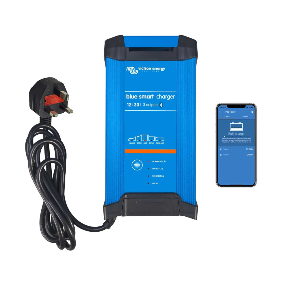 Victron Energy Blue Smart IP22 Charger 12/30(3) 230V - BPC123044022