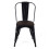 Casart Set of 4 Dining Chair Stackable Bistro Chair Bar Stool w/High Backrest 7