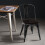 Casart Set of 4 Dining Chair Stackable Bistro Chair Bar Stool w/High Backrest 3