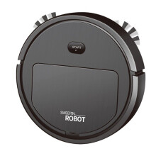Smart Robot Vacuum Cleaner 3-In-1 Household Cleaning Machine Black