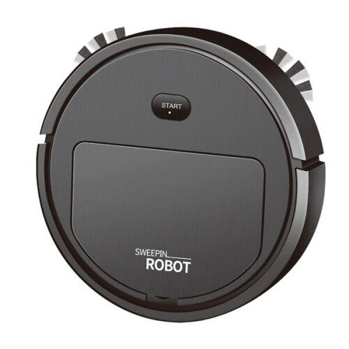 Smart Robot Vacuum Cleaner 3-In-1 Household Cleaning Machine Black