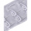 100 Pack White Plastic Curtain Hooks 2