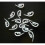 100 Pack White Plastic Curtain Hooks 3