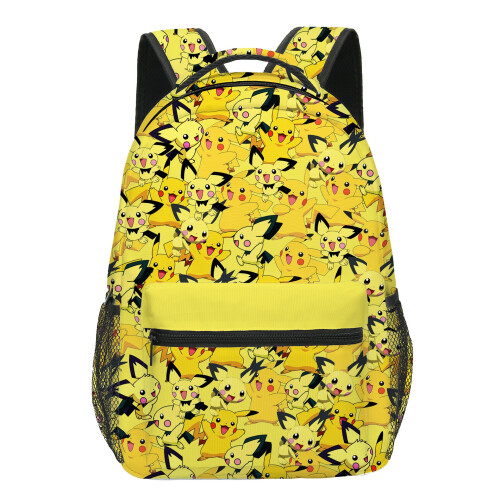 (05, 3pcs ) New Pikachu Backpack Lunch Bag Pencil Case Set Kids Gift