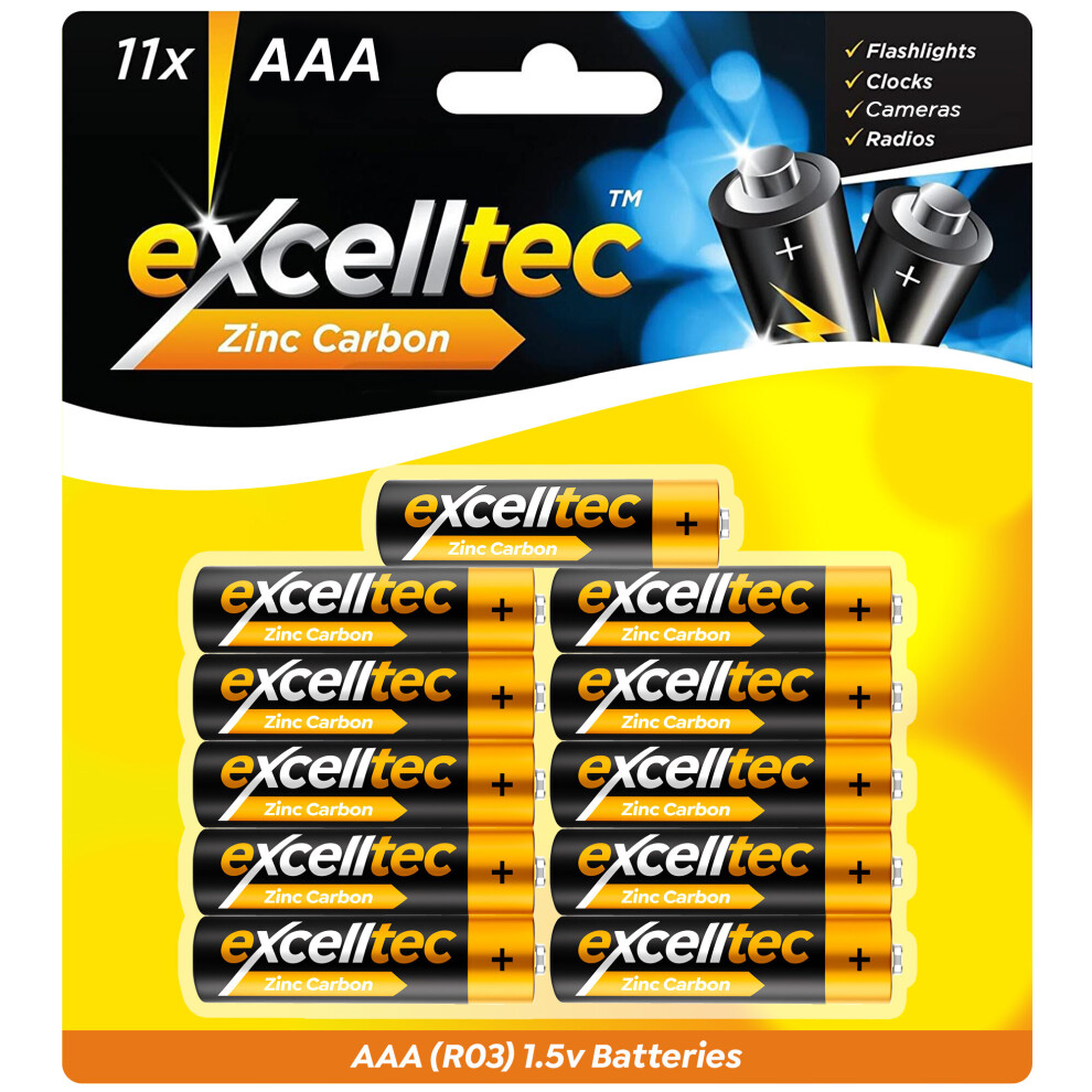 (AAA Batteries) 22 Excelltec AA AAA Batteries | 1000mAh 1.5v