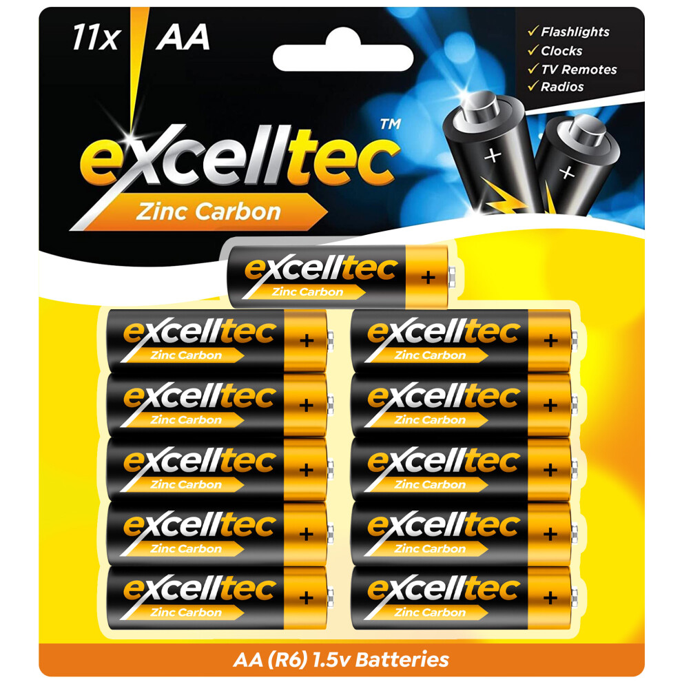 (AA Batteries) 22 Excelltec AA AAA Batteries | 1000mAh 1.5v