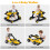 Casart Baby Walker 4-in-1 Foldable Push Walker with Adjustable Height & Speed 3