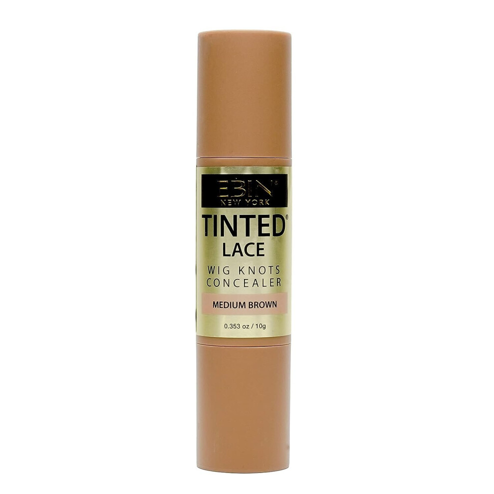 Ebin Unisex Brown New York Tinted Lace Wig Knots Concealer - Medium 10G