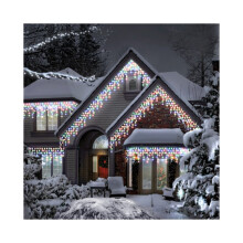 1000 Multi LED Icicle Lights Multi function w/Timer