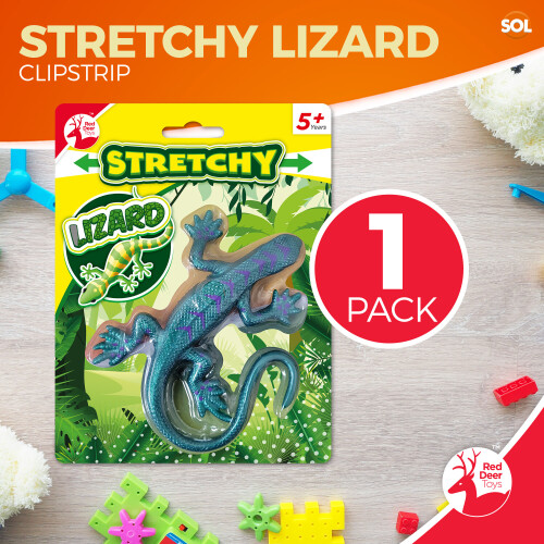 SOL Stretchy Lizard Toy for Kids  Sticky Creature Rubber Lizard Toy Lizard 2