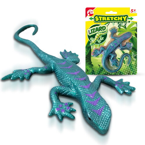 SOL Stretchy Lizard Toy for Kids  Sticky Creature Rubber Lizard Toy Lizard