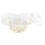 Merry Christmas 3 Tier Clear Glass Stacking Storage Cookie Cakes Jar 9