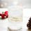 Merry Christmas 3 Tier Clear Glass Stacking Storage Cookie Cakes Jar 2