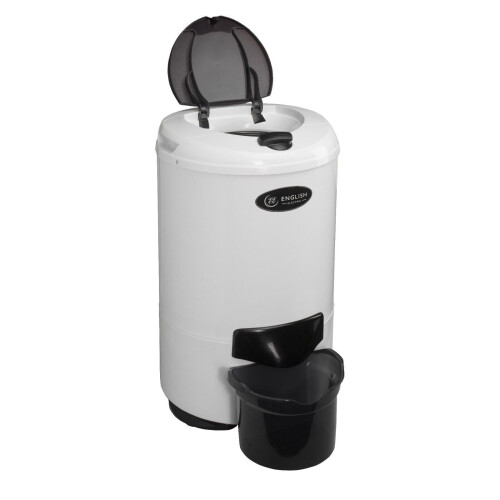 English Electric White/Black Gravity Drain Spin Dryer 428009EEP 4.2kg 2