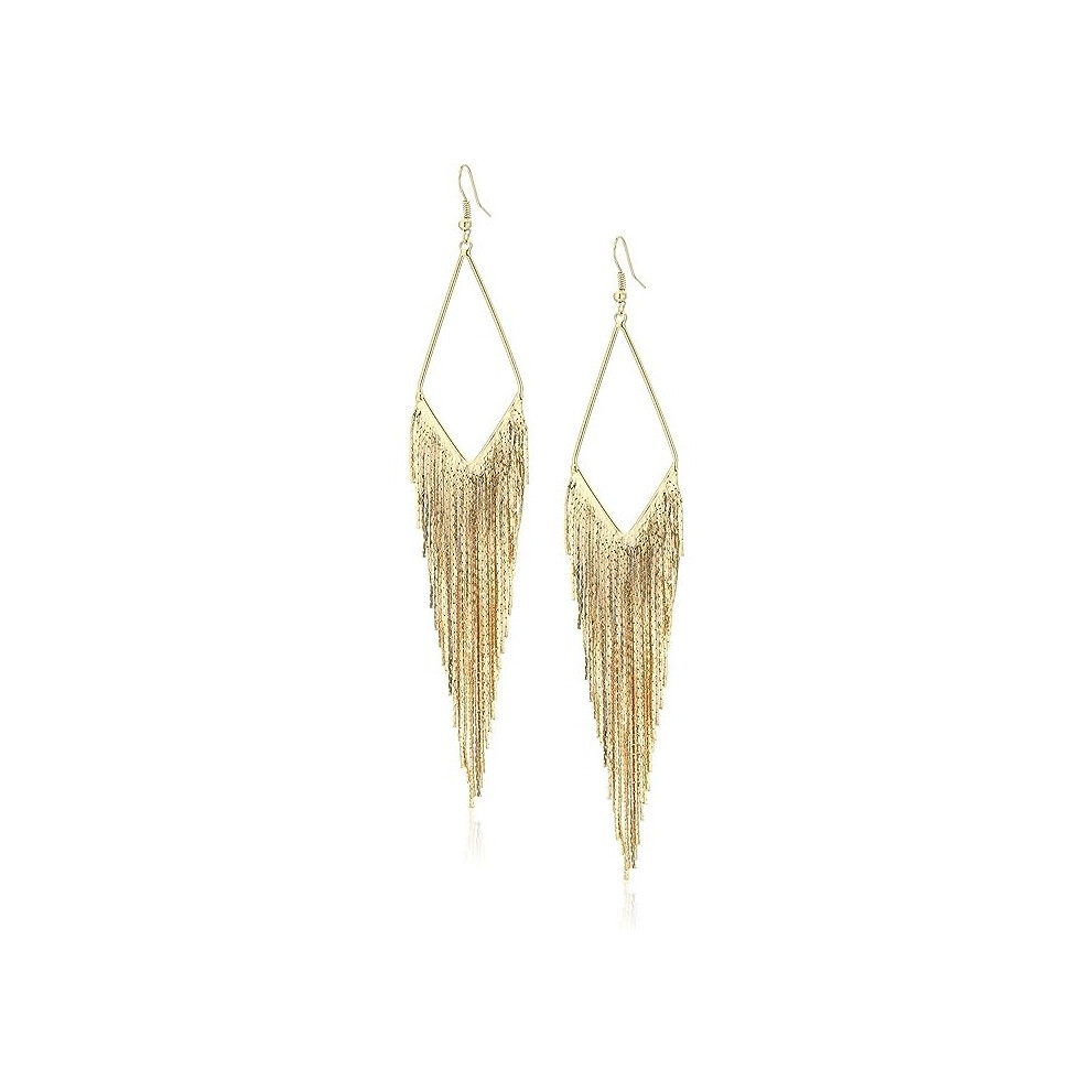 Basic Tassel Linear Dangle Earrings