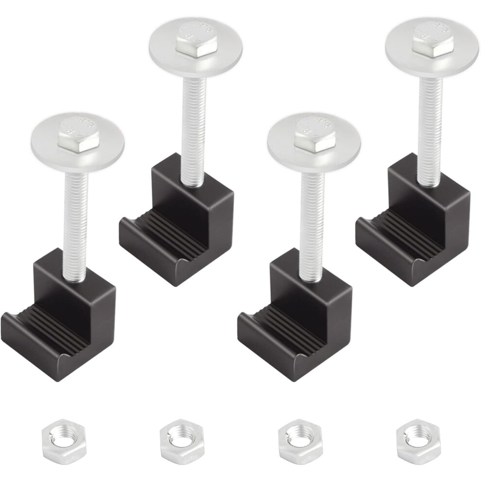 Photos - Other for Repair TIANFU 4-pack toolbox installation kit, fixed toolbox and truck position, universal black truck toolbox fastening aluminum J-hook c 