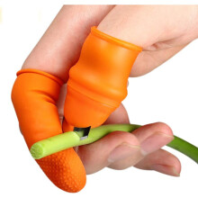 Fruit and Vegetable Picking Potted Plants Trim Silicone Thumb Knife Set Picking Portable Knife Garden Tools (2)