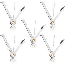5pcs Stainless Steel 3 In1 Smoking Tobacco Pipe Reamers Tamper Cleaner Cleaning Tool for Hookahs Pipe Water Pipe