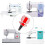 Sewing Machine Screwdriver Ultra Short Screwdriver Tool - One Flat Head and One Phillips Screwdriver for Sewing Projects 5