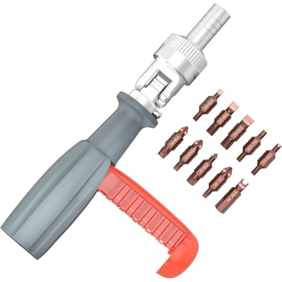 20 in 1 Ratcheting Screwdriver Set, Magnetic and Adjustable Angle Portable and Durable 20 Double-Headed Drills Multitool Bolt Driver-image-OPC-PC5Q9ZR-NEW