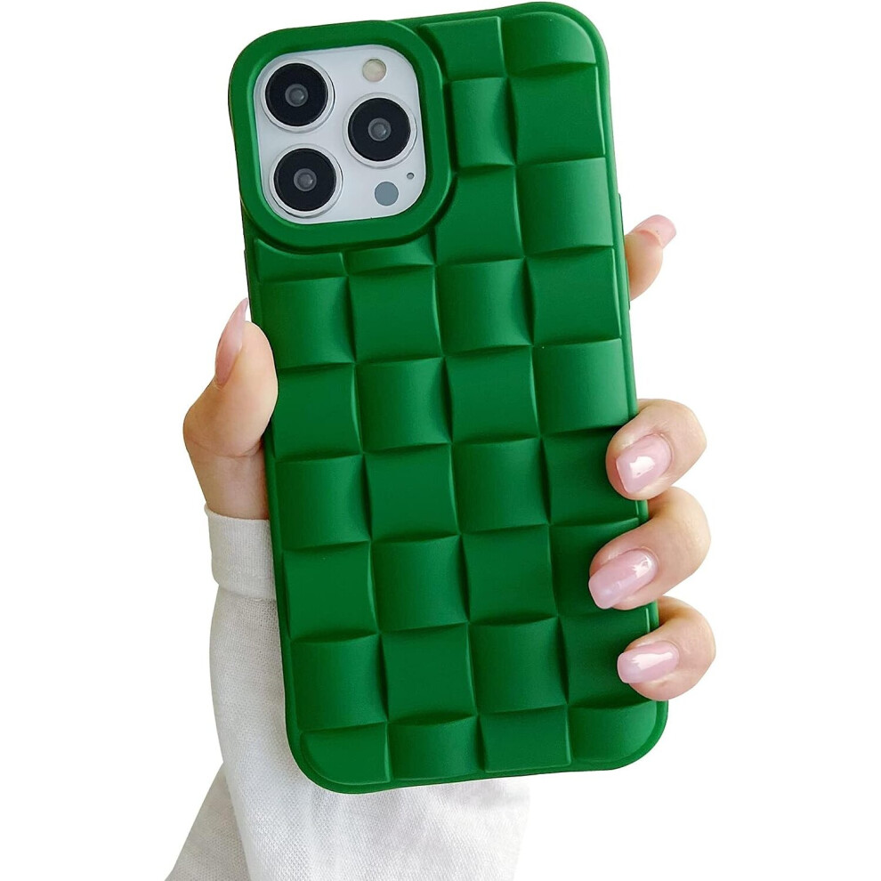 Compatible With Iphone 14 Pro Case For Women/Girls, Cute 3D Laid Desgin Soft Silicone Shockproof Raised Bumper Corners Case For Iphone 14 Progreen 7042558912056