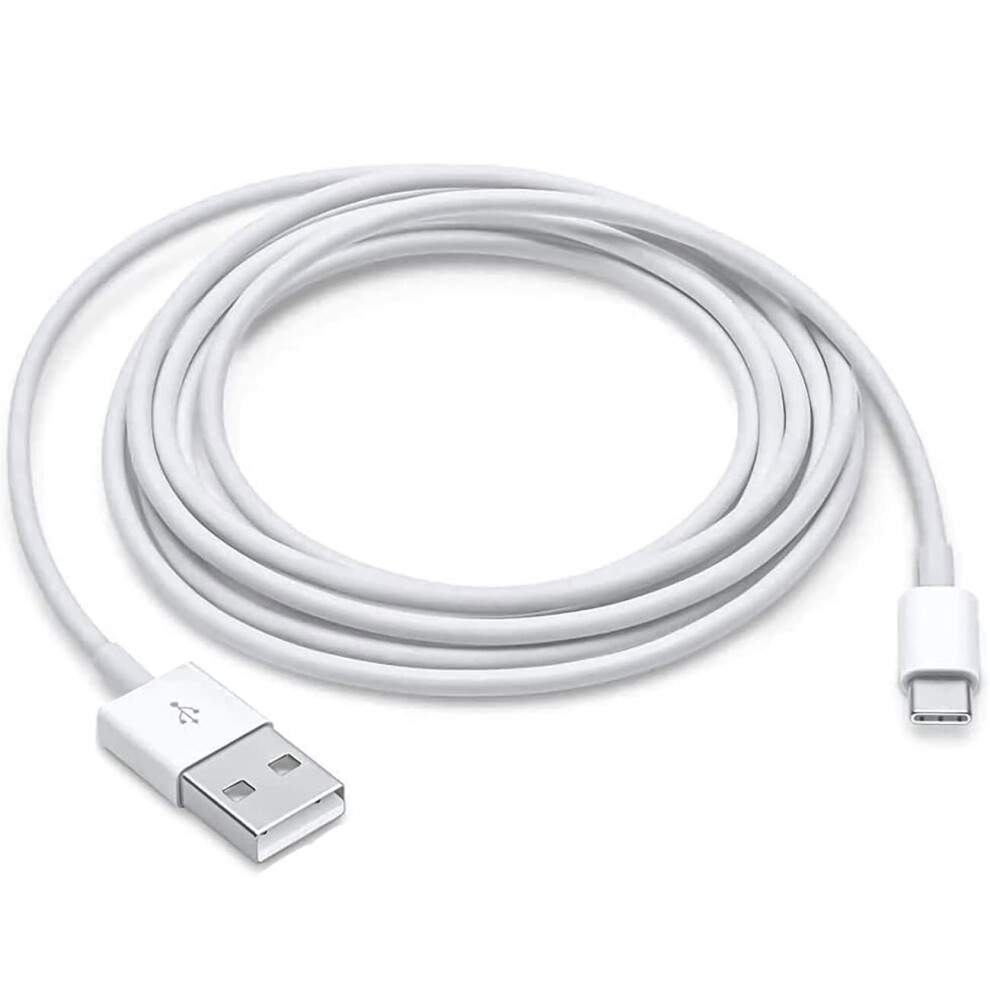 9.8 Ft USB A to USB-C Fast Charger Cable 3 Pack (White)
