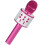 Karaoke microphone with speaker - Rose Red 1