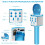 Karaoke microphone with speaker - Blue 6