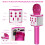Karaoke microphone with speaker - Rose Red 6