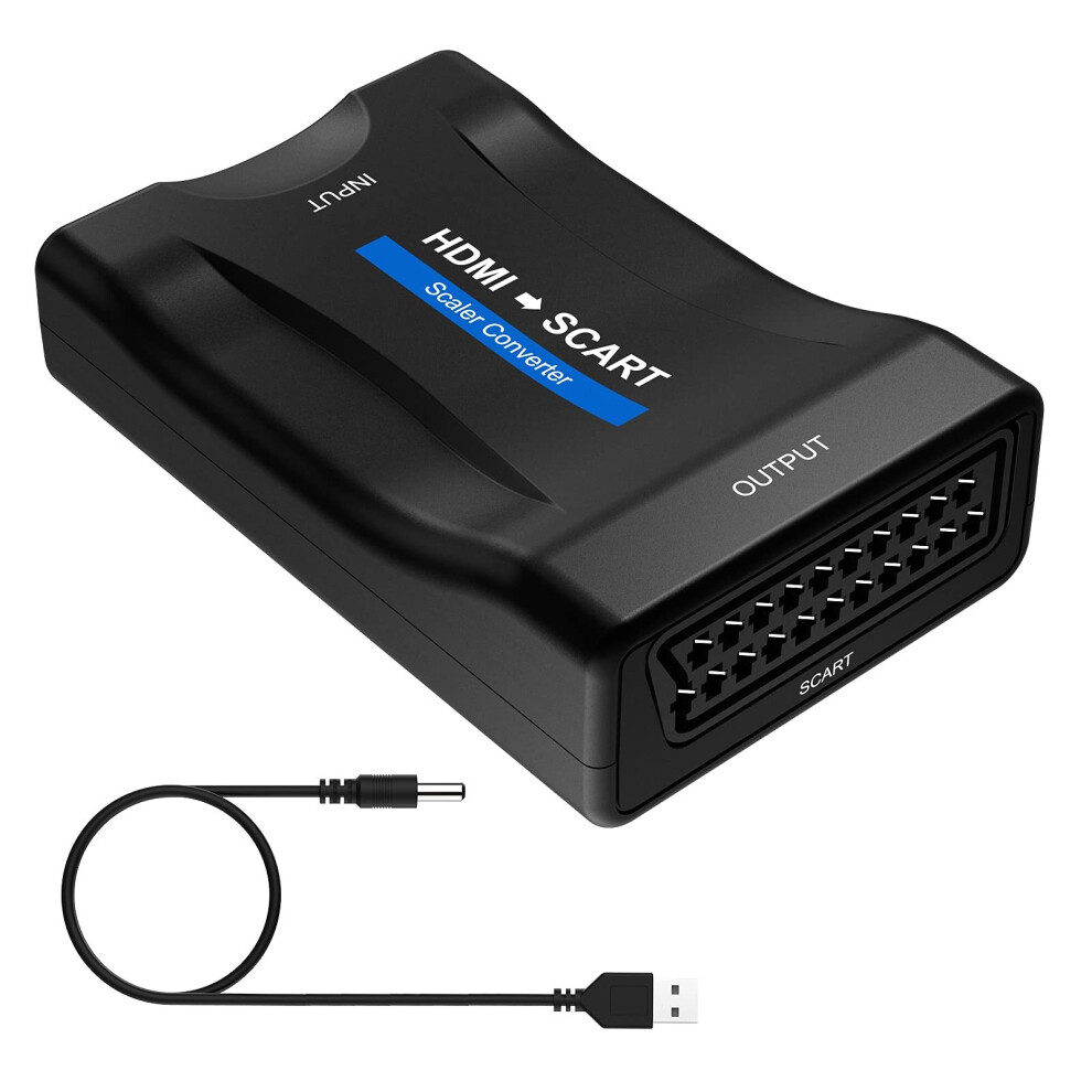 Hdmi To Scart Converter Adaptor, Support Pal/Ntsc Formats 8325711130580