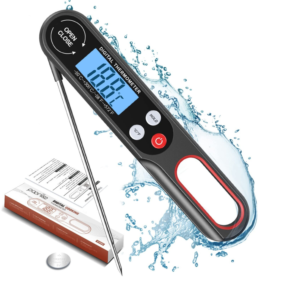 Digital Meat Thermometers, Food Thermometer (Black)