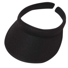 Unisex Visor, Tennis Cap Golf Ca, UV-Protection Sun Cap (Black)