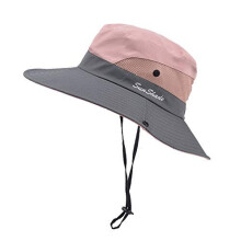 Women's Outdoor UV-Protection-Foldable Sun-Hats (Pink)