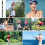 10pcs Sun Visor Hats Unisex Candy Color Adjustable Clear Hat 5