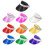 10pcs Sun Visor Hats Unisex Candy Color Adjustable Clear Hat 1