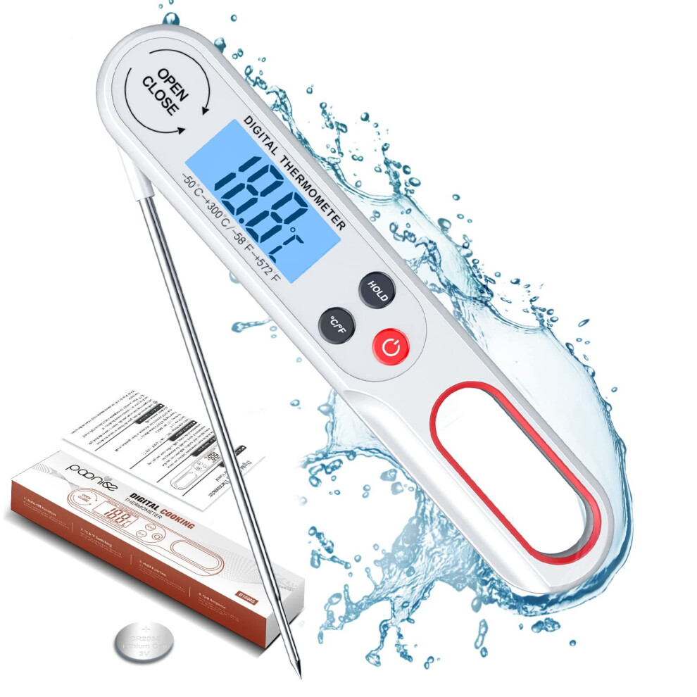 Digital Meat Thermometers, Food Thermometer (White)