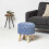 Homescapes (Blue) Willow Macrame Teal Green Footstool 2