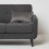 Homescapes (Grey, 30 x 50 cm) Velvet Cushion 2