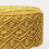 Homescapes (Yellow) Willow Macrame Teal Green Footstool 4